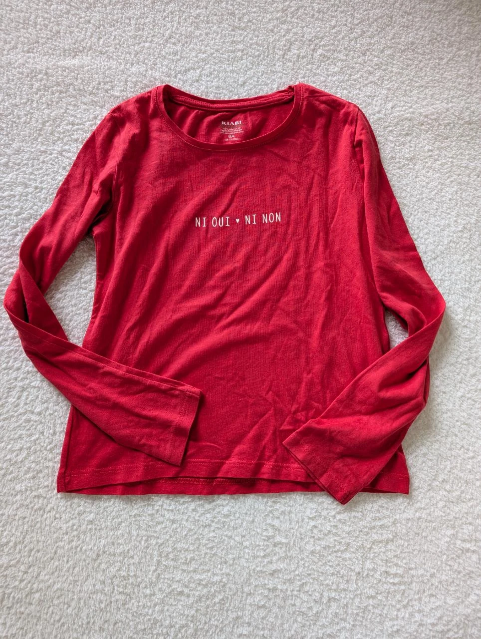 T-shirt mangas longas Kiabi︱8 anos – photo 2